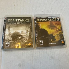 Resistance 1 and Resistance 2 Sony PlayStation 3 PS3 Complete