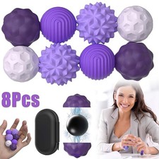 Magnetkugeln 8 Stück Sensory Fidget Toys Stressabbau Silikonhülle Magnetisch DHL