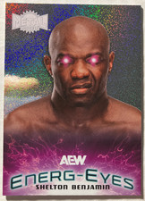 2025 SkyBox Metal Universe AEW Energ-Eyes #EG22 Shelton Benjamin Hurt Syndicate