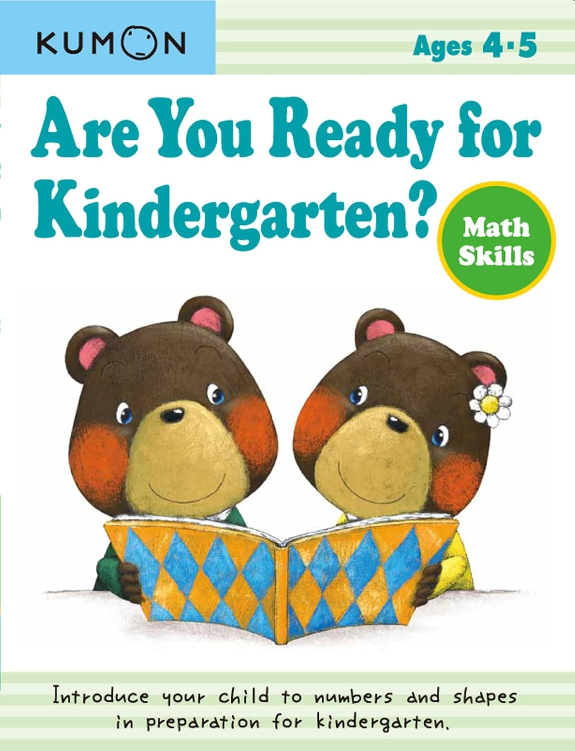 Kumon Are You Ready For Kindergarten Math Skills Workbook Ages 4-5 Paperback