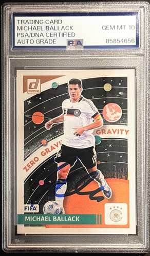 2024-25 Panini Donruss Soccer Zero Gravity Michael Ballack #24 PSA AUTH AUTO 10