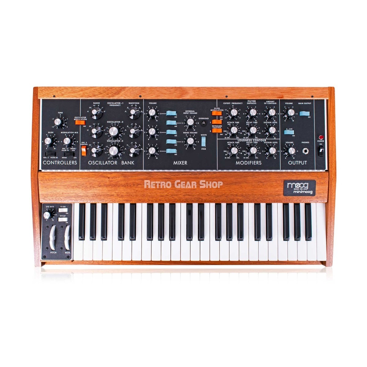 Moog Minimoog Model D Mahogany Analog Synth 2022 Edition Reissue +