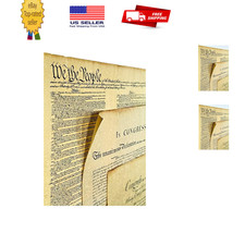 Three Documents of Freedom Set Constitution Declaration of Independence Bill of
