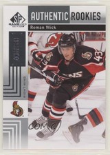 2011-12 SP Game Used Edition Authentic Rookies 445/699 Roman Wick #139 x6g