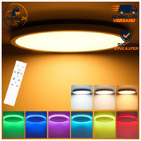 Deckenlampe Ø30Cm 24W 3300LM LED Dimmbar RGB Farbwechsel 3000K-6500K