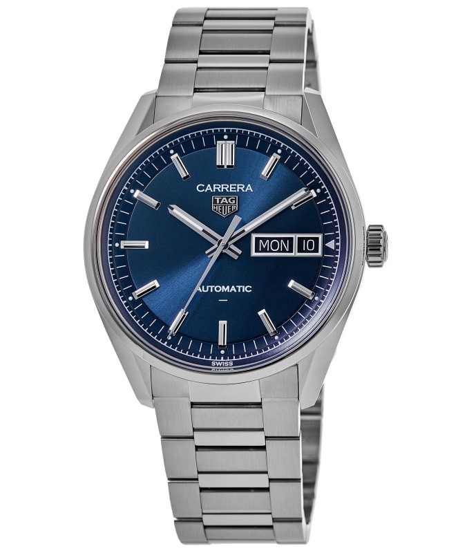 Tag Heuer Carrera Day-Date Automatic Blue Dial Mens Watch WDA2112BA0043