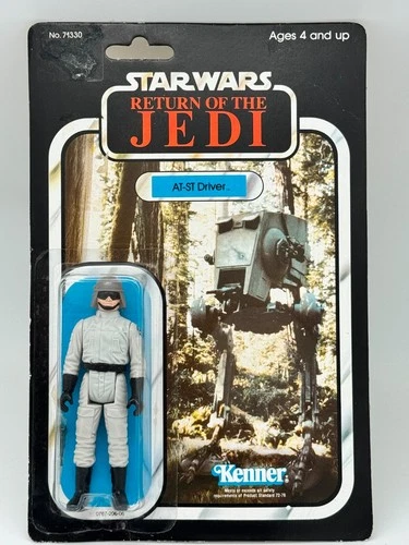 VINTAGE STAR WARS ROTJ 79 BACK AT ST DRIVER MOC SHIPS WITH STAR CASE