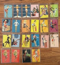 Lot of 22 1940 Glorified Glamour Girls Mutoscope 1940s vintage Elvgren DeVorrs