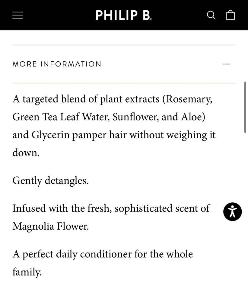 Philip B Weightless Volumizing Conditioner, Desembaraçador Hidratante-Magnólia 947 Ml - Imagem 3 de 3