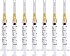 3ml/cc Luer Lock with 25Ga 1inch Individual Wrapped Pack of 50 