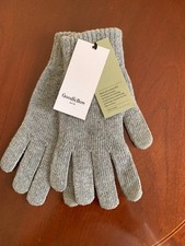 Goodfellow  Co. Men's light gray winter gloves tech touch , One Size, New