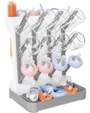 Baby Bottle Drying Rack, Vertical Bottle Rack Dryer Space Saving Bottle Drying