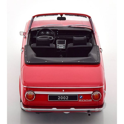 Kkdc181103 1/18 Bmw 1600-2 Cabrio 1968 Red Diecast Minicar