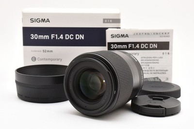 NMINT]Sigma 30mm F/1.4 DC DN Contemporary Lens BOX JAPAN /SONY/T13