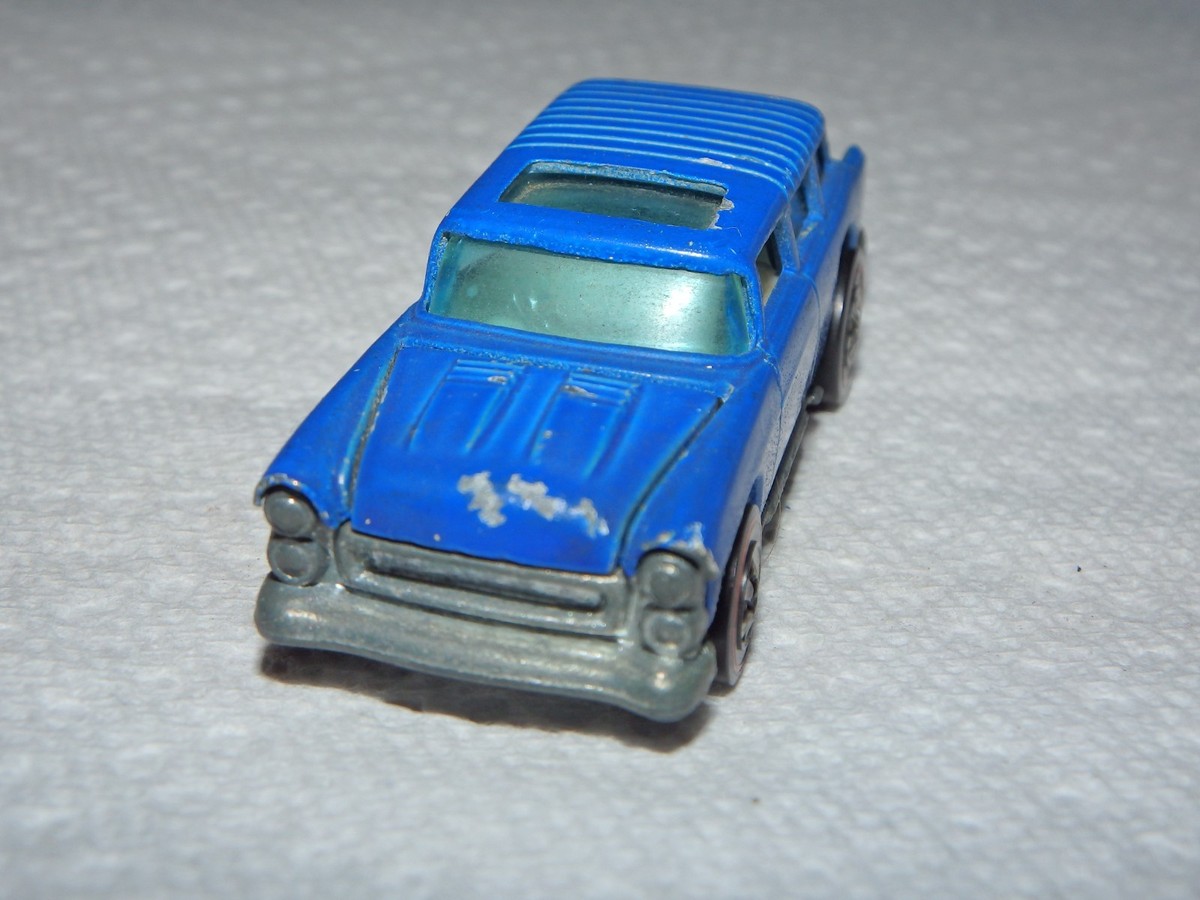 Hot Wheels ALIVE 55 REDLINE NOMAD enamel blue 1973 release only
