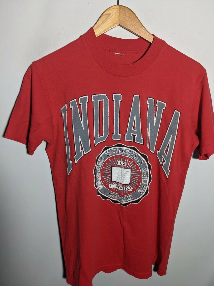 Vintage 90s Single T-Shirt Indiana University Hoosiers Mens M College | eBay