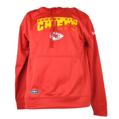 NFL New Era Kansas City Chiefs Hoodie Imprinted Pullover Red Adult Long Sleeve | eBay