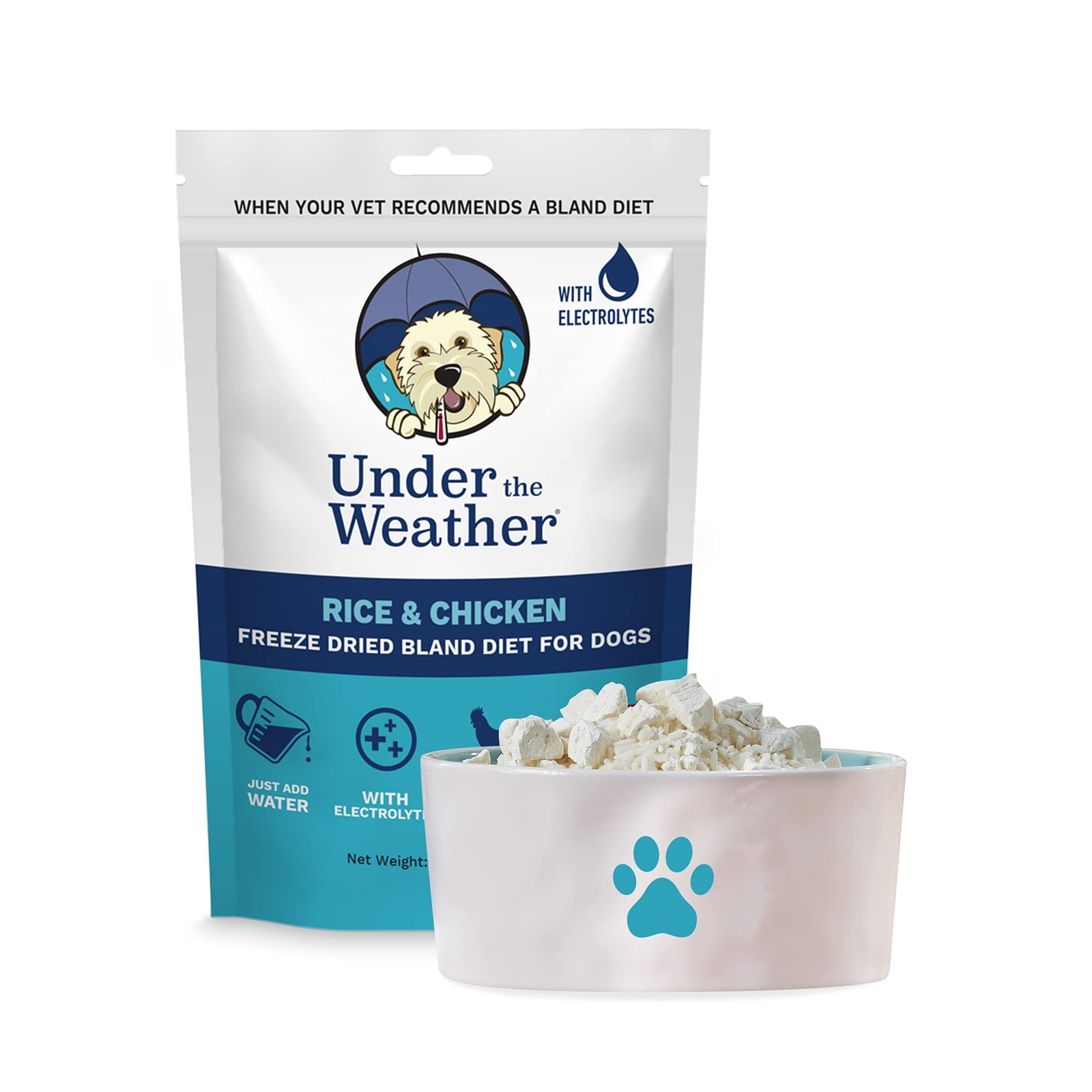 Freeze Dried Vet Recommended Bland Diet for Dogs Just Add Wa