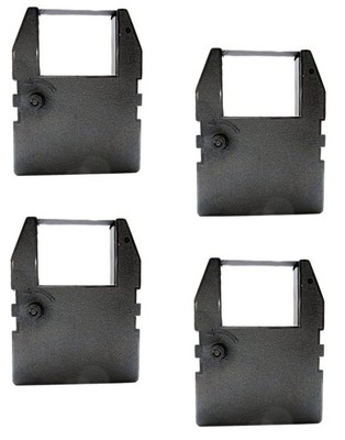 4x Farbband für Commodore MPS 801 Gruppe 628 Seikosha GP 500 510 550 8mm schwarz