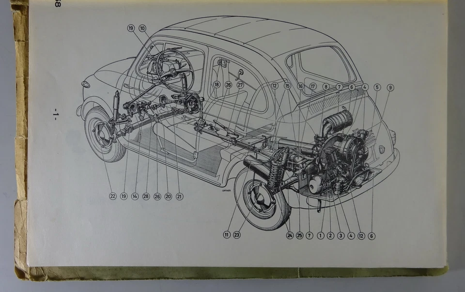 Catalogo Parti / Elenco Ricambi Steyr Puch Fiat 500 Anno 1959 - Immagine 4 di 4
