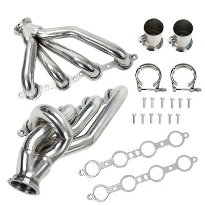 Exhaust Header for LS Swap1982-2005 Chevy S10 Blazer Truck SUV LS1 LS2 LS3 LS6