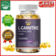 1500mg Acetyl L-carnitine 120 Capsules Nervous System Health Antioxidant Support