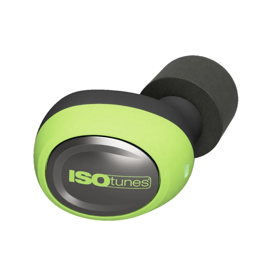 ISOtunes FREE 2.0 - Auriculares de protección auditiva Bluetooth, 25 dB NRR (Verde) Foto 3 de 4