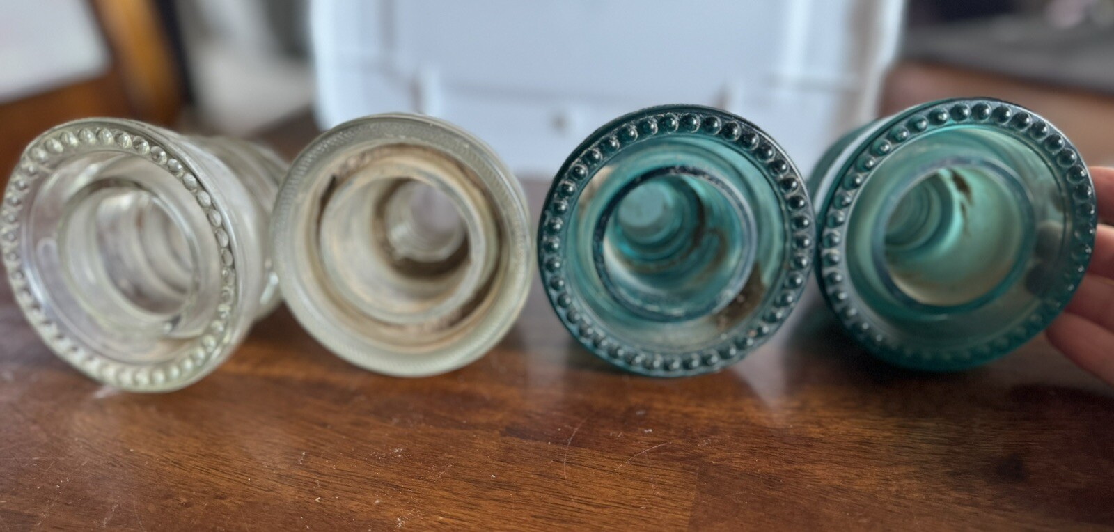 Hemingray 14 Lot Of 11 Hemingray Insulators: 42,45,14-62, 12-57, 16-59, 9, 24-59, 2 ...