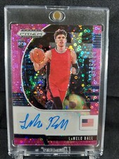 2020-21 Prizm Draft Picks Fast Break Lamelo Ball Pink Disco Auto 13/25 