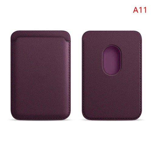 Portefeuille Porte Carte Magnétique en Cuir pour Téléphones avec Etui MagSafe ou MagSafe - Photo 11 sur 24