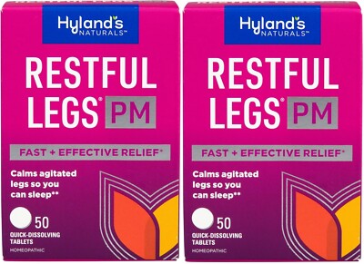 Hyland's  Restful Legs PM 50 tablets (Pack of 2)