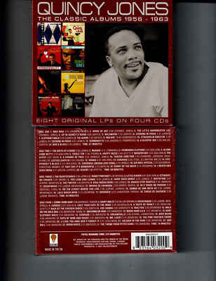 QUINCY JONES CLASSIC ALBUMS 56 63 4CD 2020 NEW 76 TRACKS quincy-jones-classic-albums-56-63-4cd-2020-new-76-tracks