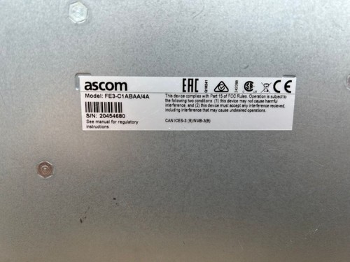 β
Ascom UniteCM Elise3 Std FE3-C1ABAA Unite Connectivity Manager Elise 3 πΆ - Afbeelding 2 van 3