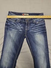 BKE Sabrina Jeans Womens 30x31.5 Bootcut Stretch Faded Denim Flap Pocket Y2K