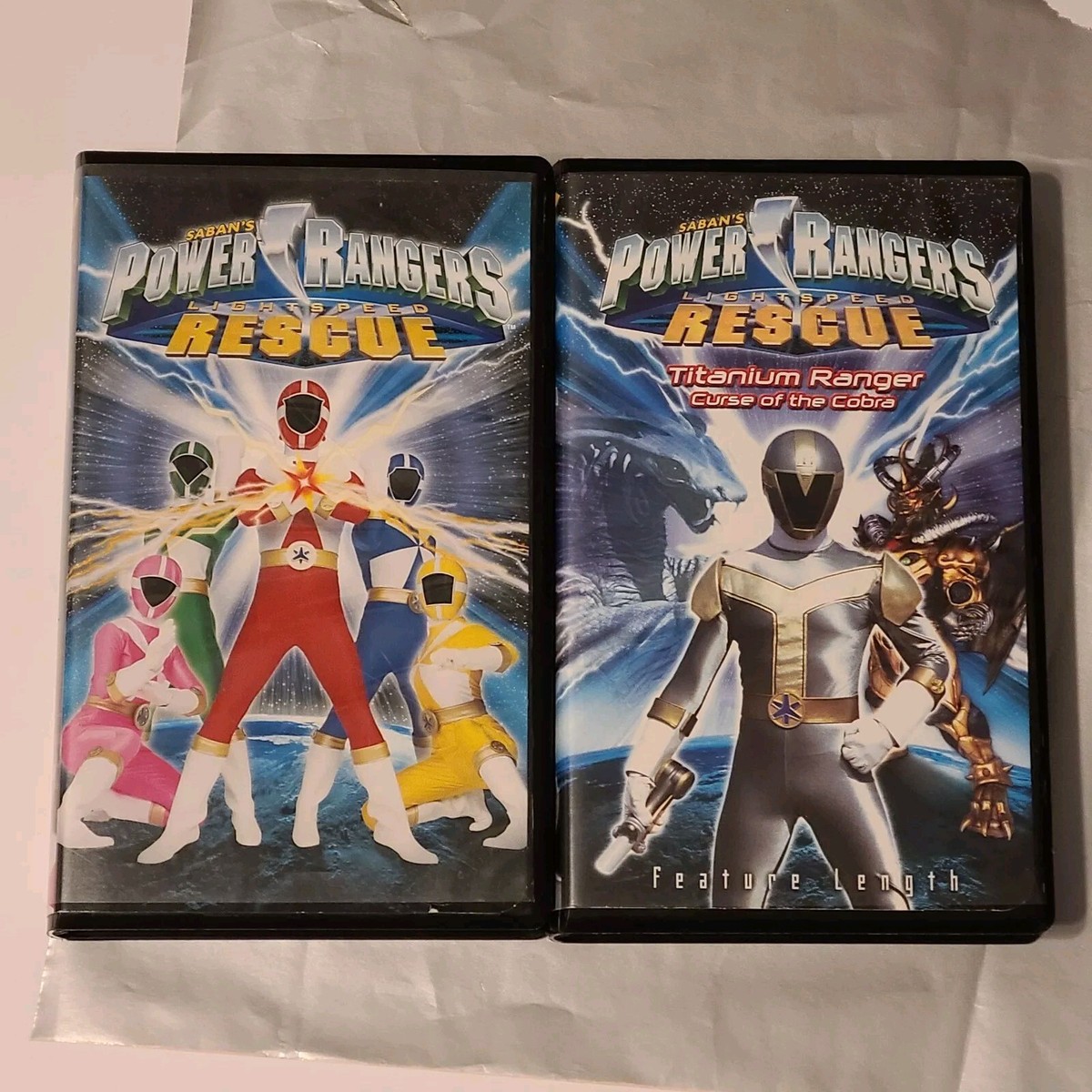 Power Rangers Lightspeed Rescue Titanium Ranger Curse Cobra