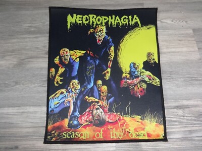 Necrophagia Patch Backpatch  Patch Death Metal Sigh Impetigo Fluids Pantera 9