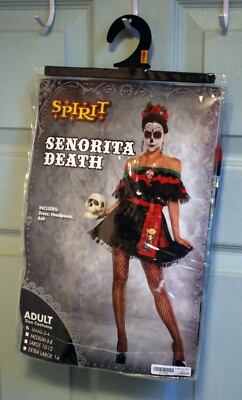 Spirit Halloween Señorita Death Halloween Día de los Muertos Costume