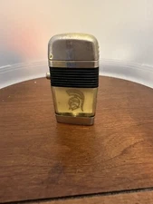 Vintage Scripto Vu-Lighter Roman Soldier Trojan Spartan Centurion Helmet Sparks