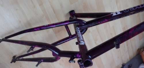 Retro Elevated chainstay 1991 Al Carter Saratoga II Frame & Forks size 48cm - Picture 24 of 24