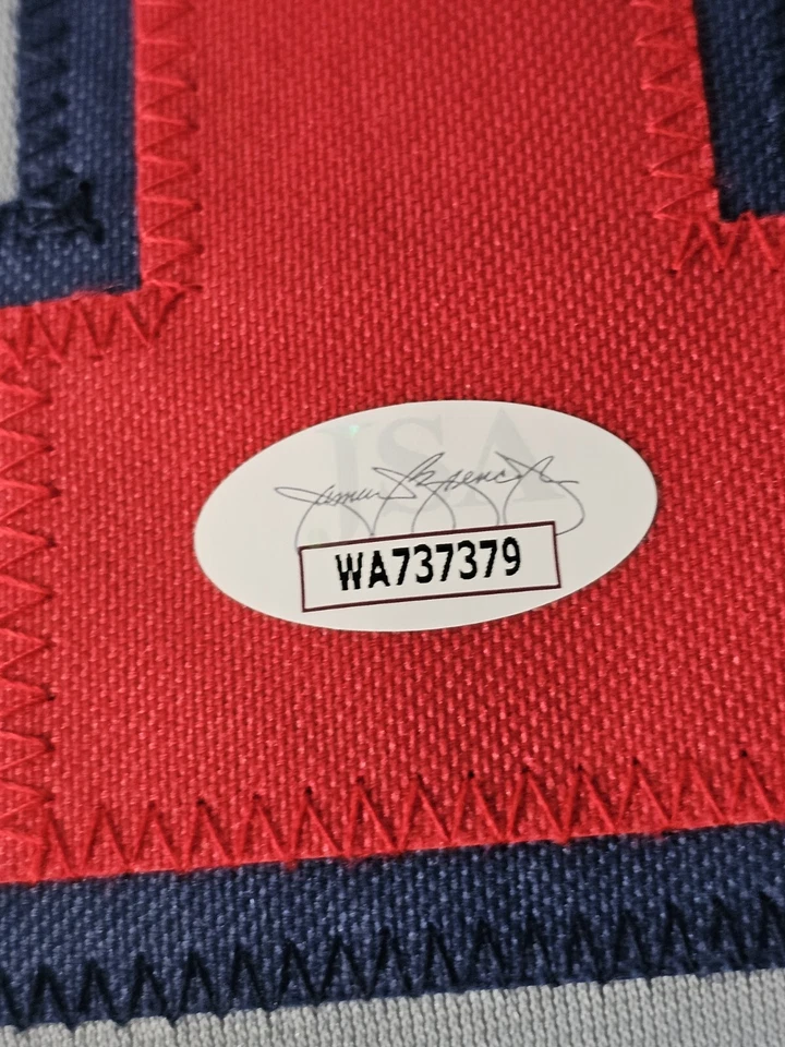 Jim Edmonds Autographed/Signed Jersey JSA Anaheim Angels Los Angeles - Image 3 of 4