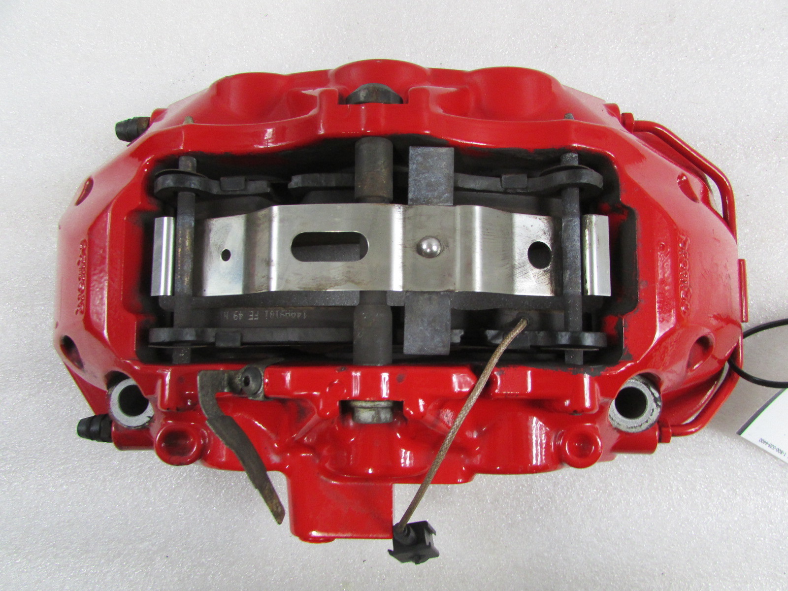 2014 Maserati Quattroporte, LH, Left Front Caliper, Red, Used, P/N 670032713