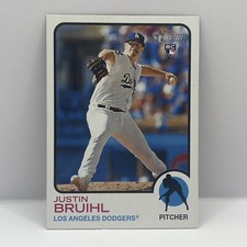 2022 Topps Heritage High Number Baseball Justin Bruihl #518 Los Angeles Dodgers