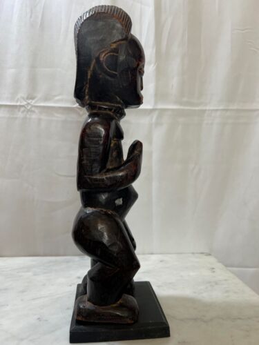 Fang Reliquary Figure Gabon 11" X 3"X2" African Art Deco - Picture 3 of 10