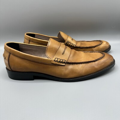 Banana Republic Tan Leather Loafers Leather Penny Loafer | Banana Republic Factory main image 3
