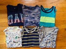 Gap Kids Boy Lot Of 6 Shirts Size Medium 8