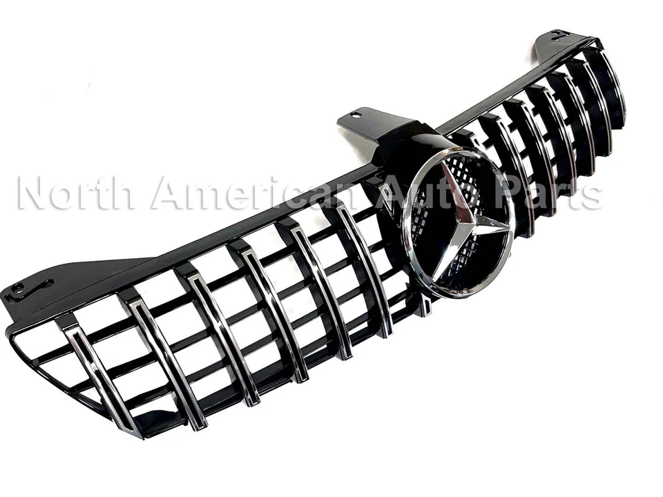 CLS500 CLS550 CLS55 Cromo Negro GT Parrilla GTR 2006 2007 2008 Panamericana Nuevo Foto 3 de 4