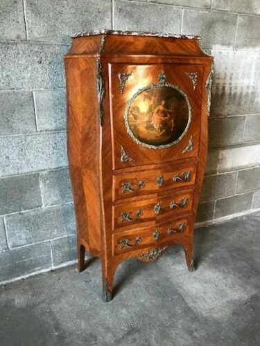 Ribalte e secretaire d'antiquariato Luigi XV da Francia