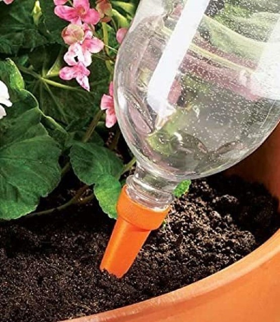 Plant & Flower Automatic Slow Drip Watering Spikes Set of 8 Attaches to