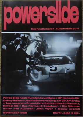 Powerslide 11/68 24 Stunden Le Mans 1968,GP Kanada 68,Alle F1-Wagen,GP USA 1968