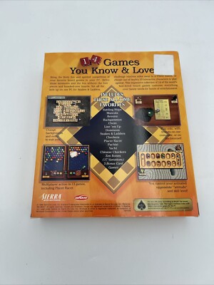 Hoyle Board Games (PC, 1998) Big Box PC Game - New Sealed Hoyle Board Games (PC, 1998) Big Box PC Game - New Sealed
